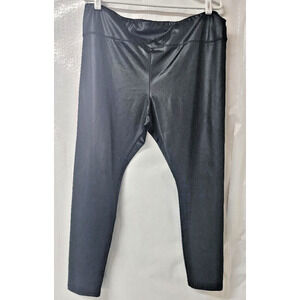 Womens Leggings Wild Fable Womens Faux Leather‎ Leggings XXL Black